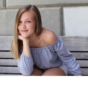 PacSun off the shoulder crop top